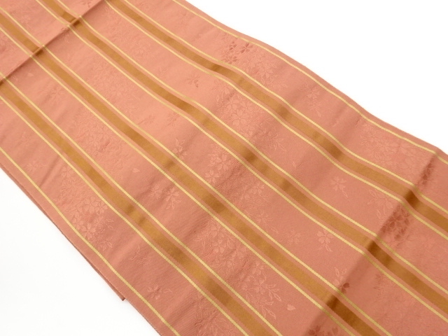 JAPANESE NAGOYA OBI / WOVEN WEEPING SAKURA